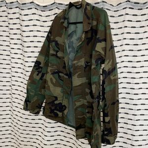 Vintage Camo Jacket Size Small